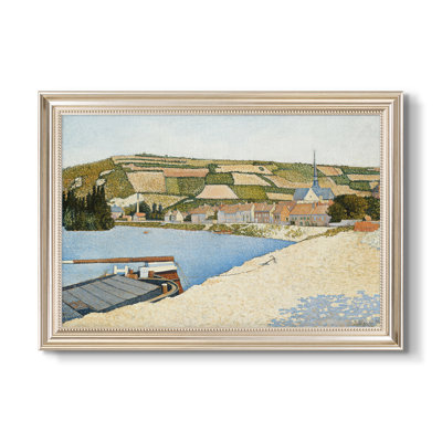 La rivière, Les Andelys, 1886 - Paul Signac - Toile encadrée sur mesure