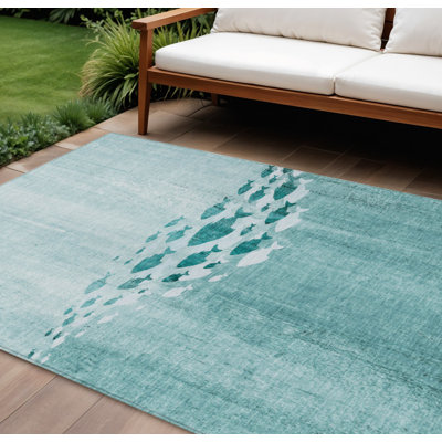 Tapis tissé à la machine HomeRoots