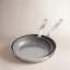 GreenPan Chatham Healthy Ceramic Nonstick Stainless Steel 2 Piece Frying Pan Set