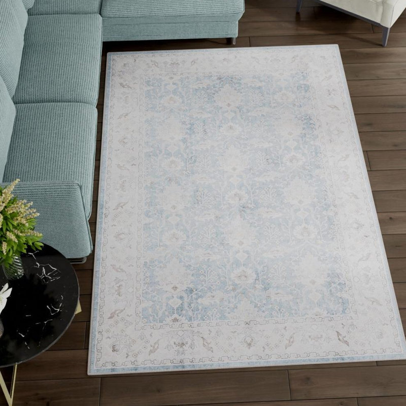 Bungalow Rose Dinah Timeless Rug, Rectangle 5 pi 1 po x 8 pi