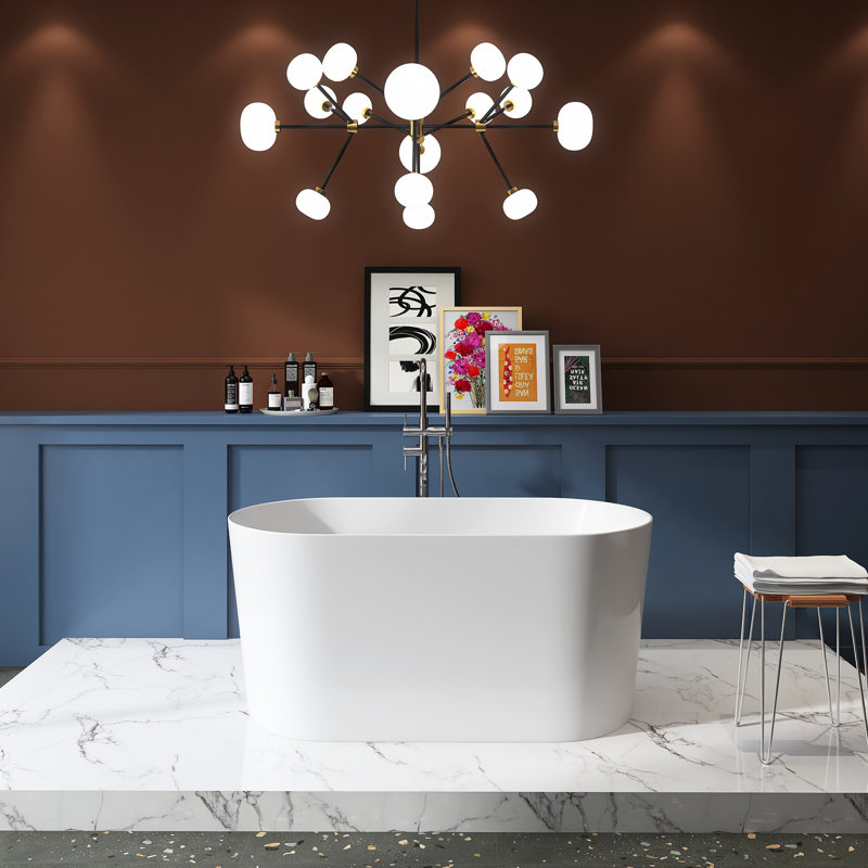 51'' Acrylic Freestanding Bathtub-Acrylic Soaking Bathtub