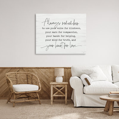 Always Remember Heart For Love Canvas, design by Lux + Me Designs