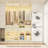 Freestanding Closet System With Shoe Racks & Hanging Rods-1179993792