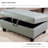 Faux Leather Ottoman-77621945