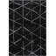 Rapture Black Geometric Luxury Area Rug-68901377