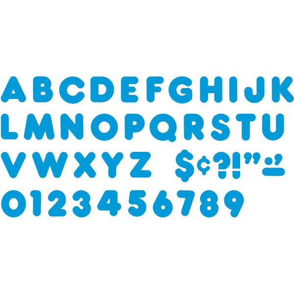 Trend Enterprises Ready Letters 4 inch Italic Blue