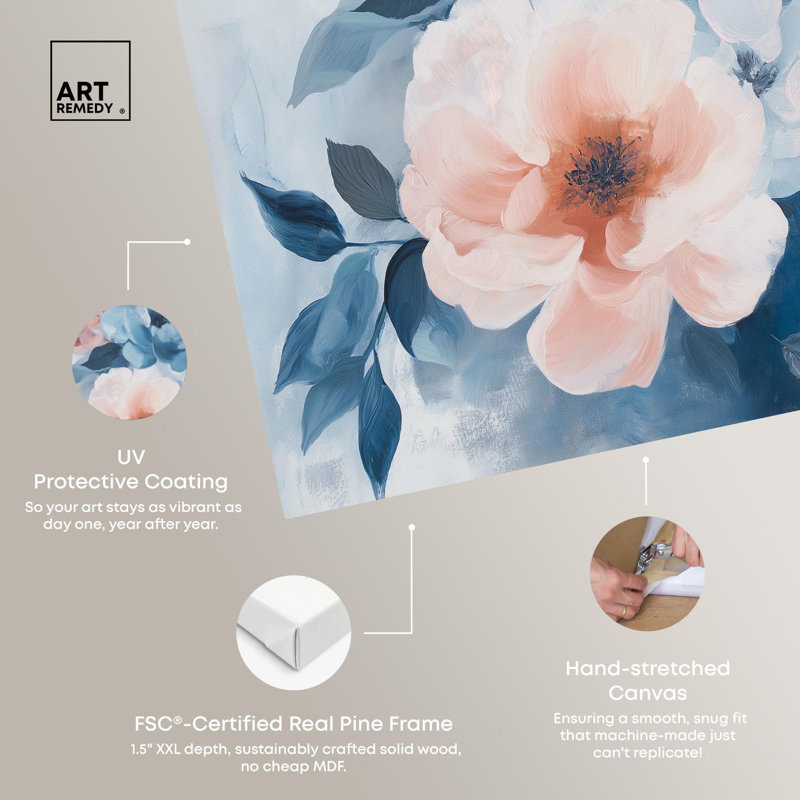 Whispers of Bloom Gallery Wrapped Canvas Floral Art, 16" x 24"