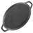 MegaChef Mini Cast Iron Oval Pan with Wood Tray