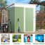 5 ft. W x 3 ft. D Metal Overlap Pent Storage Shed -814556478