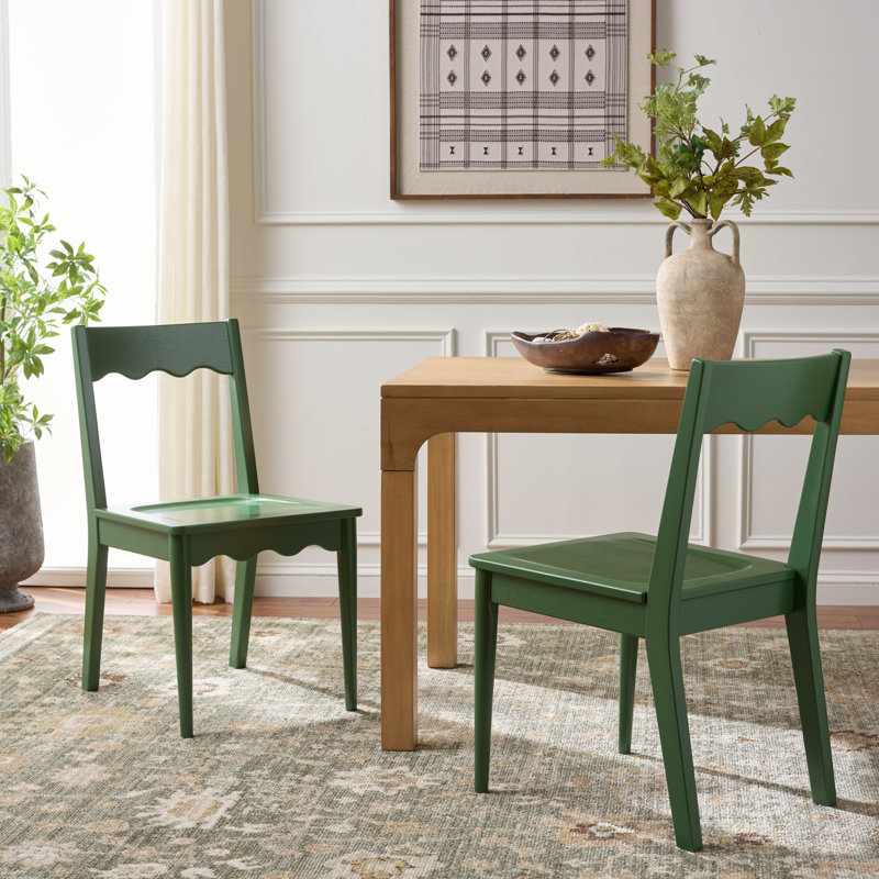 Chaises de salle à manger Rosetty, Vert