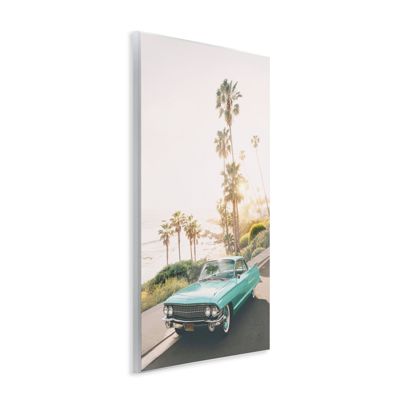 Sunlit Malibu Classic, plaque murale par Sissi et Seb, H 19 po x l 13 po