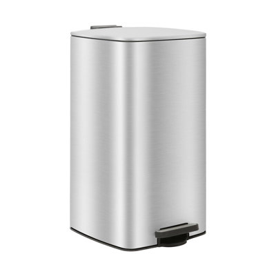Harbour Housewares Stainless Steel Kitchen Trash Can