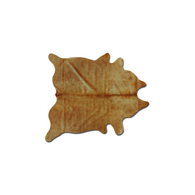Plainsboro Handmade Cowhide Tan Area Rug