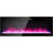 60 Inch Recessed Ultra Thin Tempered Glass Front Wall Mounted Electric Fireplace With Remote And Multi Color Flame & Emberbed, LED Light Heater-1728494240