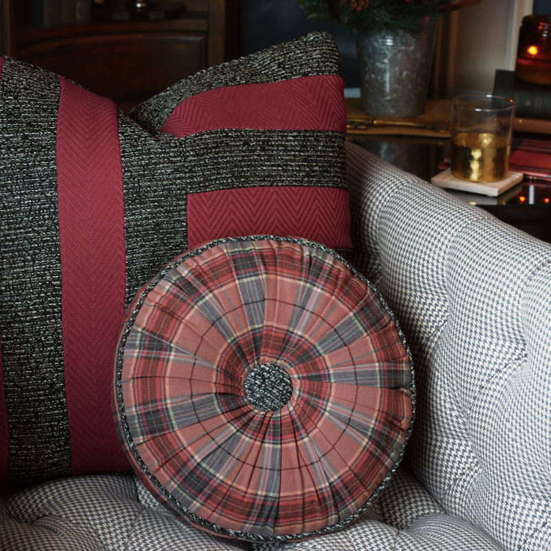 Lennox Circular Pillow Cover & Insert