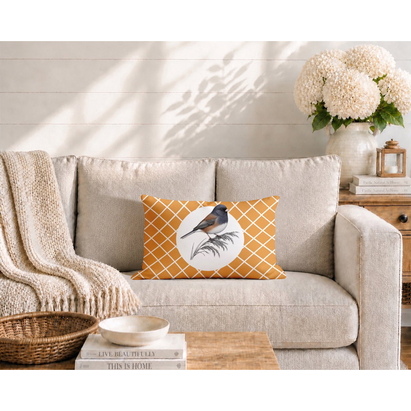 Coussin intérieur / extérieur Junco, 25 x 18, Orange