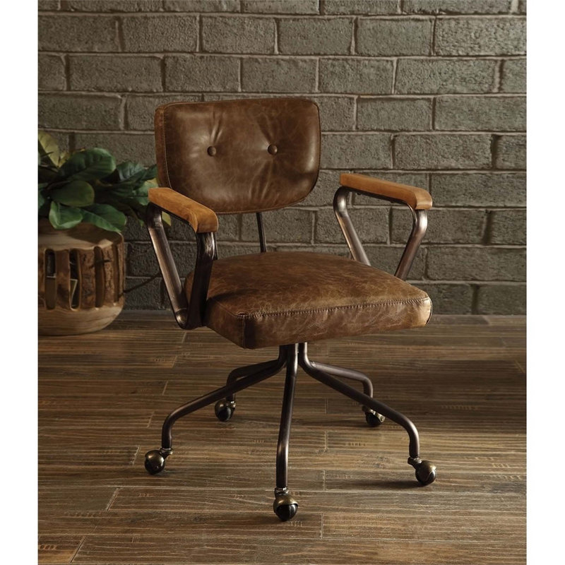 Chaise de bureau Middaugh, Brun