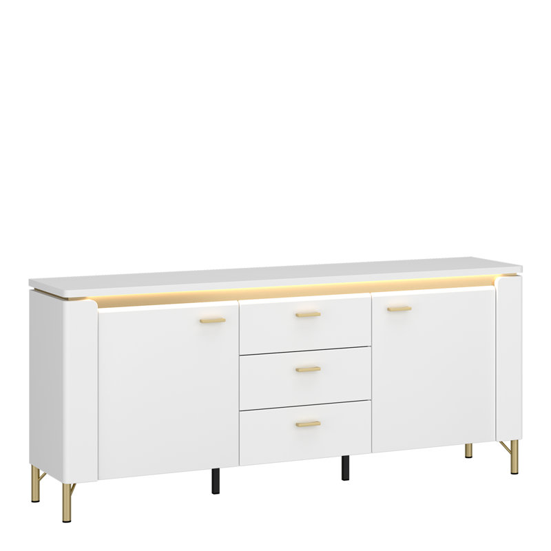 Azzedine TV Stand for TVs up to 32", White
