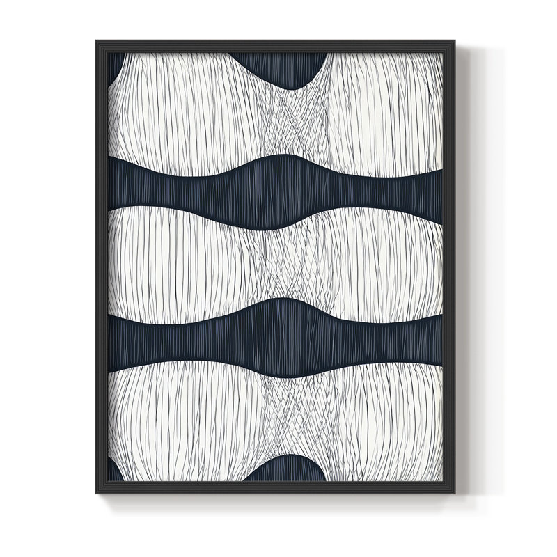 "ABSTRACT Series DCCVII" par J Paul, Noir, noir, noir, noir, H 11 po x l 9 po