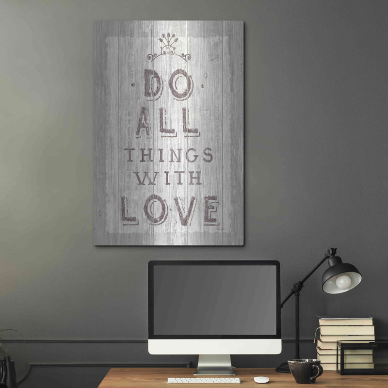 «Do All Things Driftwood» par Sue Schlabach, art mural en métal, H 36 po x l 24 po