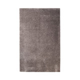 Maynerd Solid Color Handmade Tufted Polypropylene Area Rug in Taupe