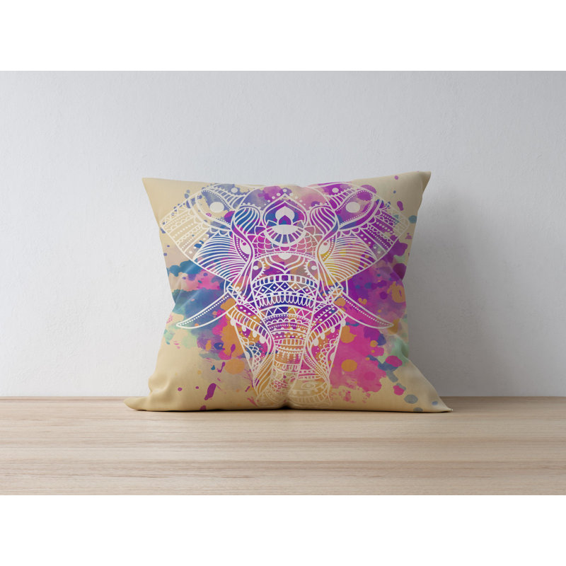 Housse de coussin carré en mélange de coton Eon