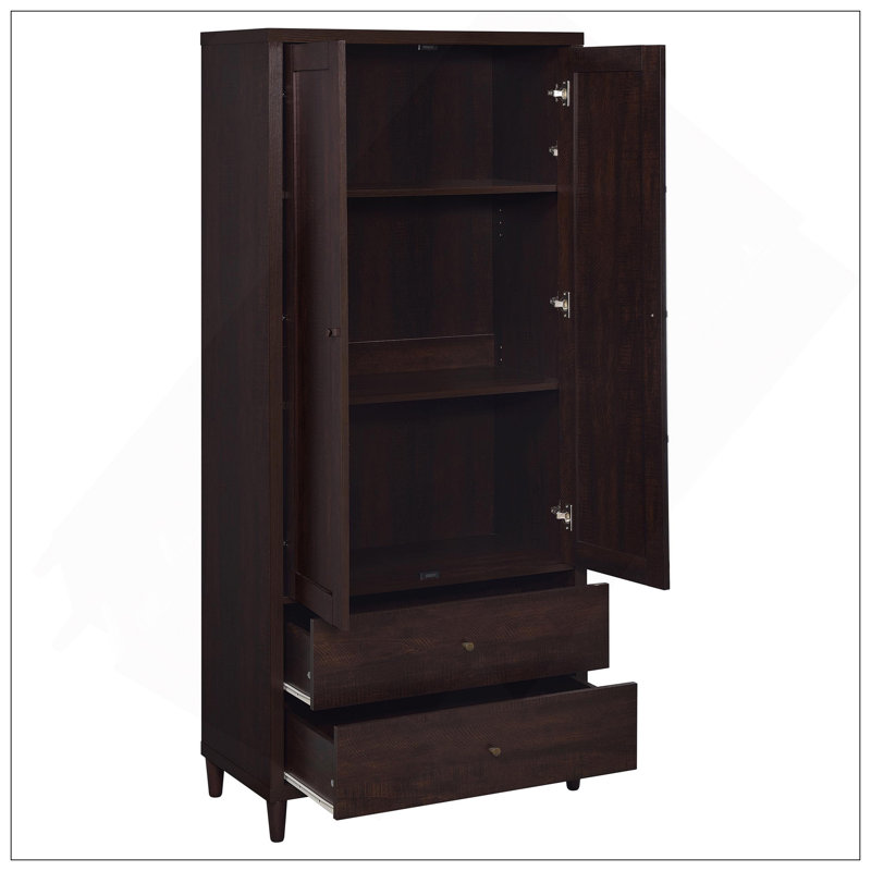 Armoire d'appoint 2 tiroirs Nestor