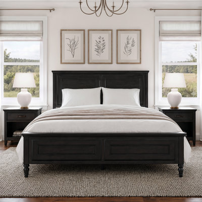 Avila Traditional Solid Wood Platform Bed