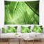 Tapisserie à tiges de plantes exotiques vert abstrait-28497839