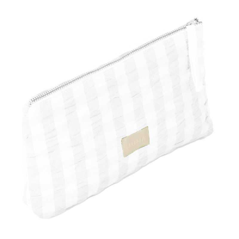 Baek And Bolge Nola Makeup Bag 9.1", White