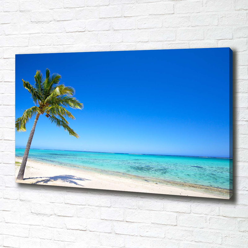 Tropical Beach - Wrapped Canvas Print