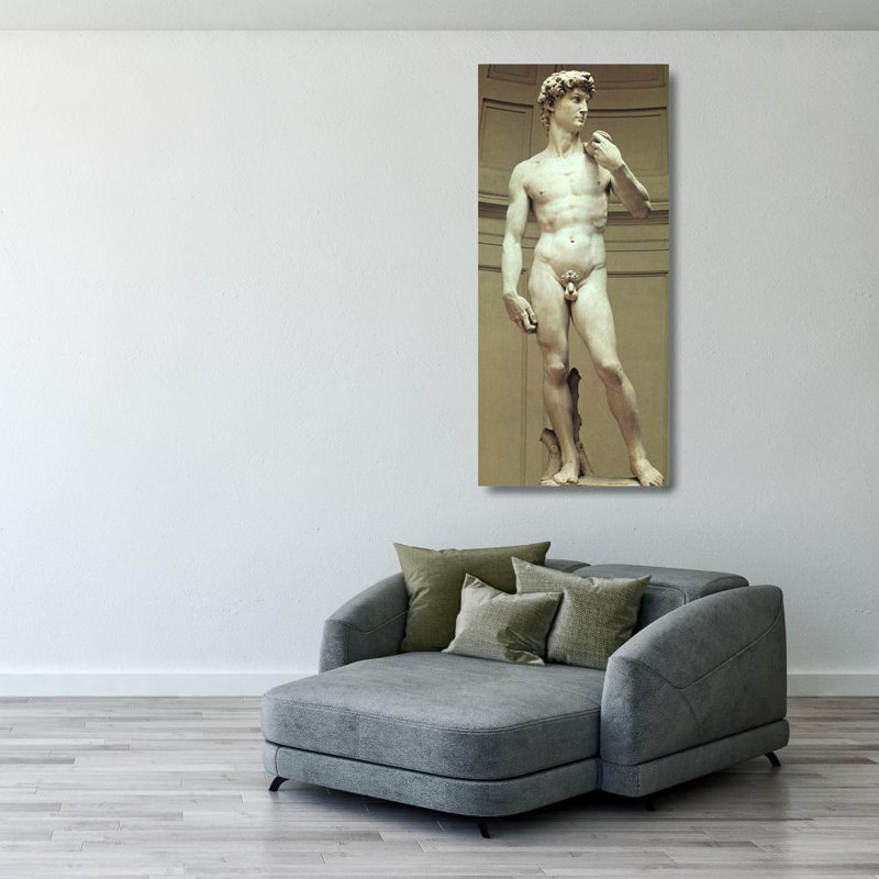 David, 40" H x 18" W