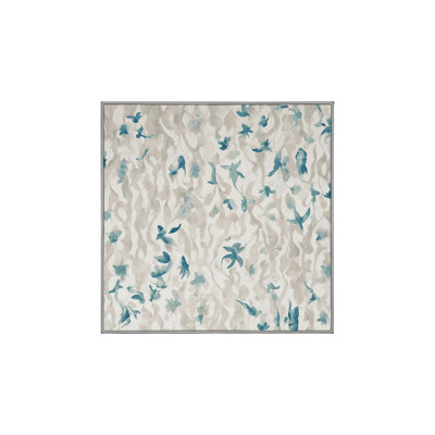 Tapis gris soyeux et moelleux