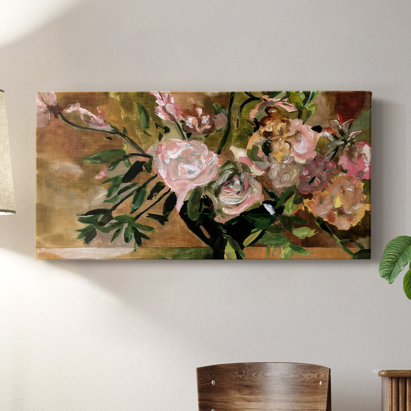 Le Bouquet II- Gallery Wrapped Canvas -Ready to Hang, 24" H x 48" W