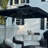 Mace 10' 9.9" Square Lighted Cantilever Umbrella With Base-1674673184