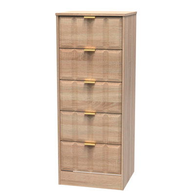 Arnesto 45cm W Manufactured Wood Bedside Table