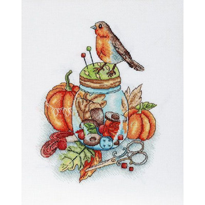 Broderie - Trousse de point de croix comptée Automne par Alisena 1265A