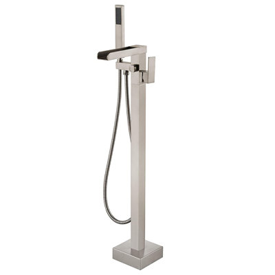 1 Handle Floor Freestanding Tub Filler with Diverter