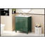 Meuble-lavabo de style rétro 30 po avec lavabo, rangement multifonctionnel, porte à fermeture en douceur-653578498