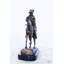 Reproduction de statue de cowboy Remington en bronze, sculpture classique détaillée sur base en marbre, L 5 po x l 15 po x H 13 po