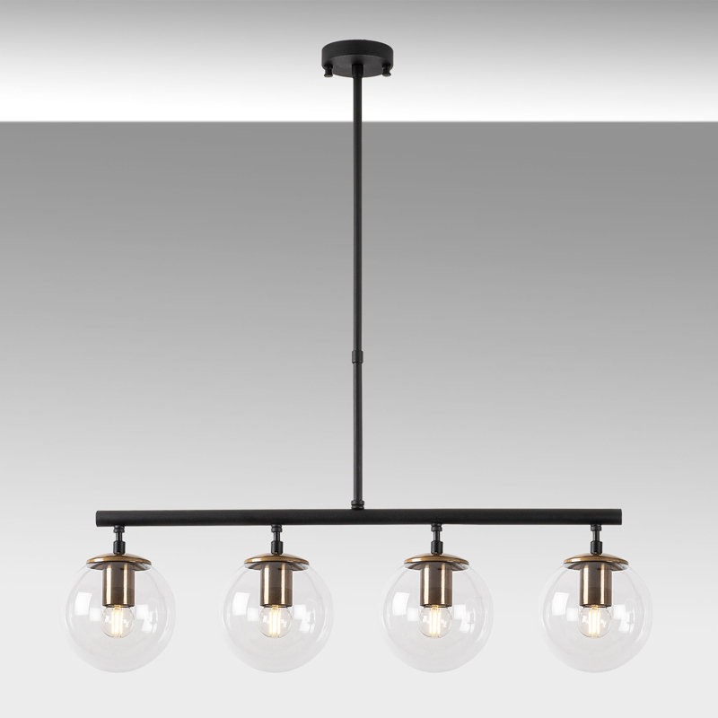 Luper 4 - Light Kitchen Island Pendant, Black