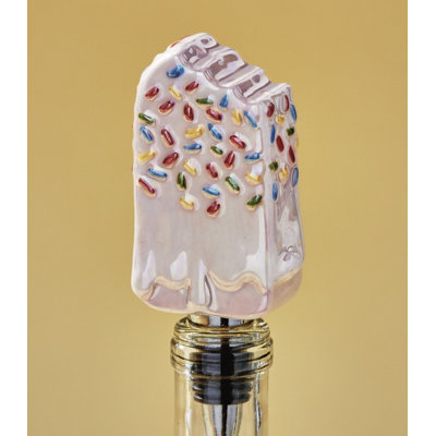 Sprinkle Popsicle Bar Bottle Stopper