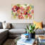 Coral And Emerald Garden I by Silvia Vassileva - Print on Canvas-34181607-101335677