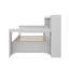 Lit de jour simple en bois avec rangement intégré, comprend un lit gigogne simple et un bureau d'étude intégré-1865593760-1865593761