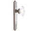 Grandeur Parthenon Plate Double Dummy with Burgundy Crystal Door Knob-533792519