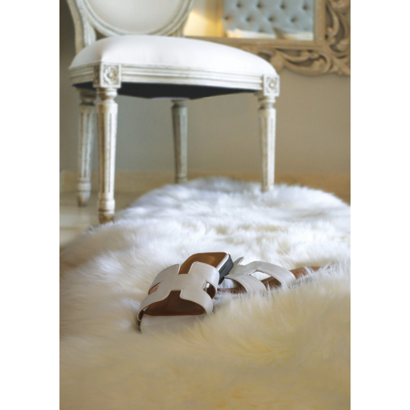 Karli Quad Natural Ivory Sheepskin 105x160cm Rug