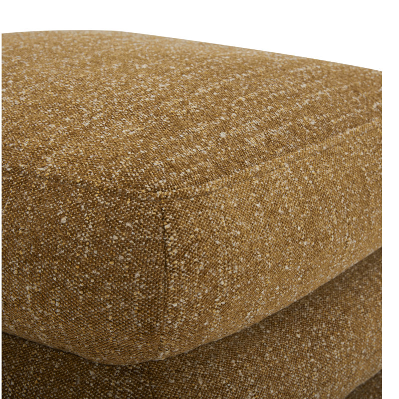 LOWTIDE Modular Sectional, Amber Glow Mustard Tweed