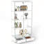 Vitrine moderne en verre avec lumières DEL-663844874