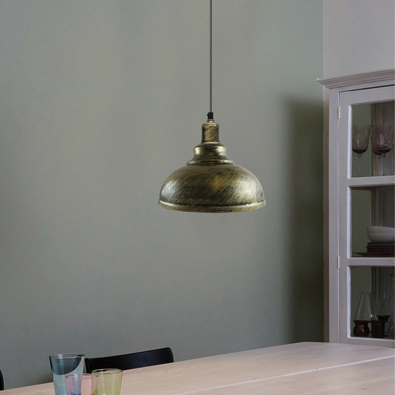 Callao 1 - Light Brushed Brass Single Pendant
