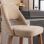 Upholstered Padded Counter Stools Armless Barstools With Wooden Legs For Kitchen Island Bar Counter-660955697